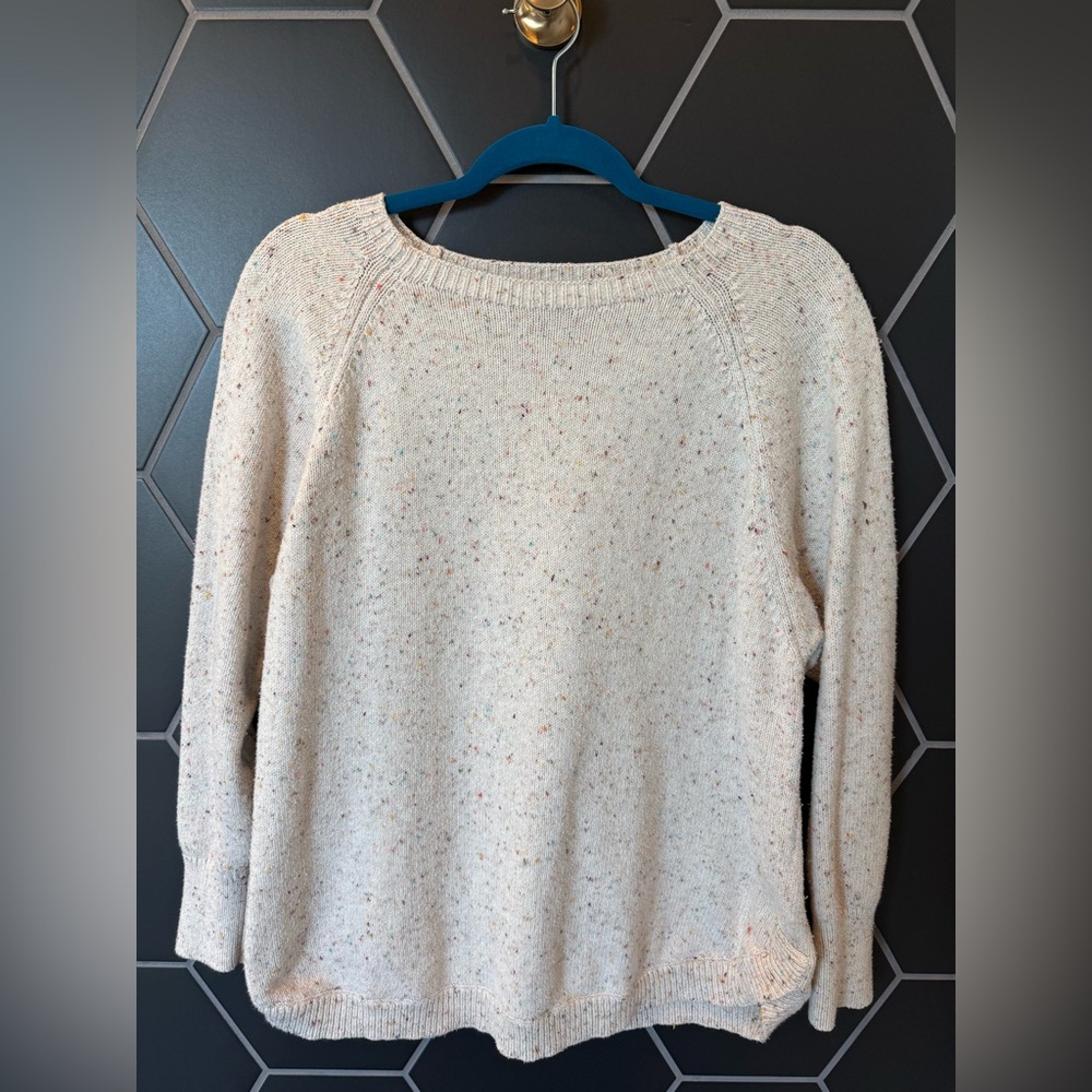 Loft Confetti Crew Neck Sweater